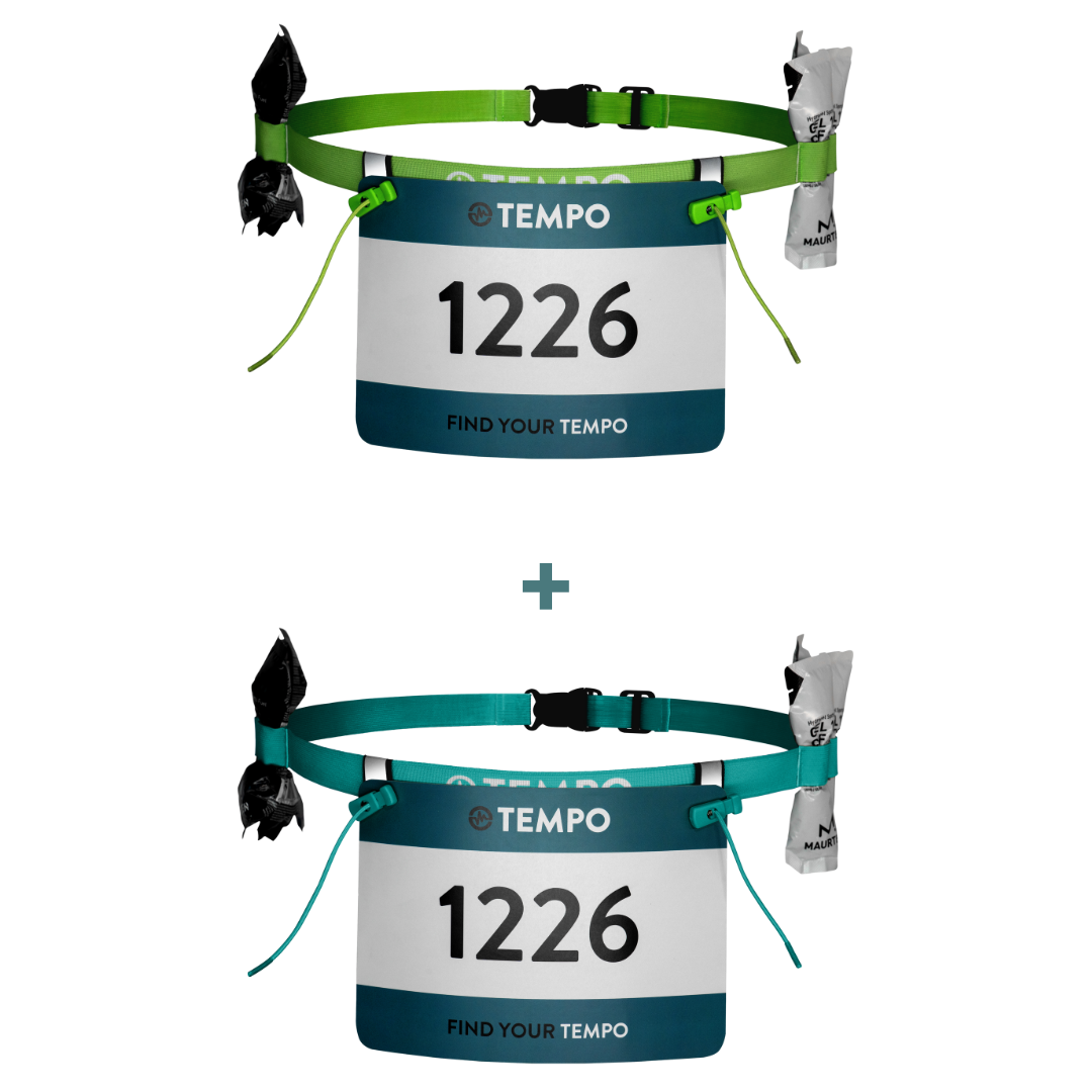 Running Belt Bundle - Green & Blue