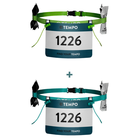 Running Belt Bundle - Green & Blue