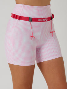 PACE Race Belt in Rose Pink, TEMPO running belt, product photo 2