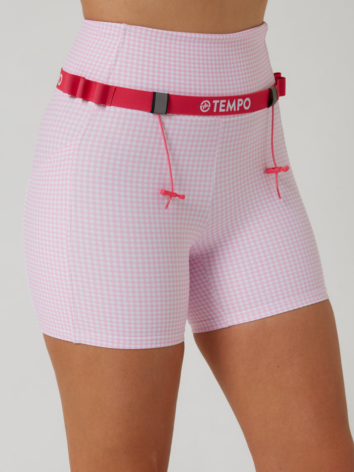 PACE Race Belt in Rose Pink, TEMPO running belt, product photo 2