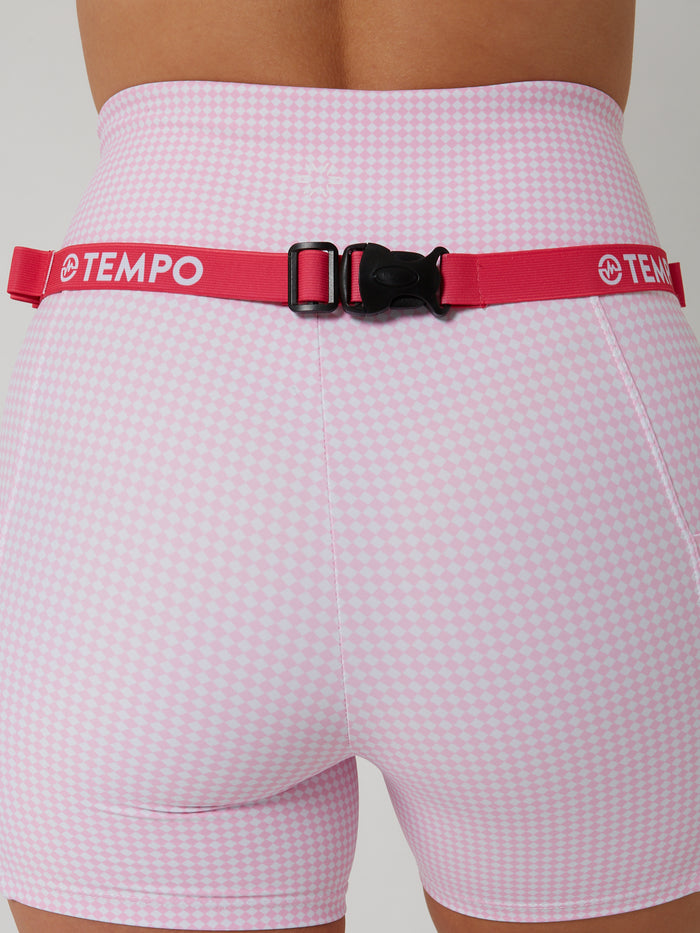 PACE Race Belt in Rose Pink, TEMPO running belt, product photo 4
